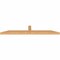 Ekena Millwork Portland Smooth Timber Gable Bracket, Western Red Cedar, 72"W x 12"H x 3 1/2"D x 3 1/2"F, 4/12 Pitch GBW072X12X0404POR00SWR - alternate 4